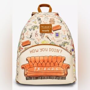 Loungefly Friends How You Doin' Mini Backpack  New